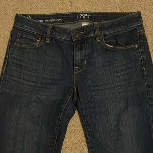 Ann Taylor Loft size 2 modern straight crop
